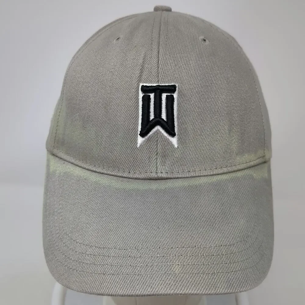 Nike Baseball Cap Beige One Size Tiger Woods TW Logo Pumpkin Ridge Golf Hat